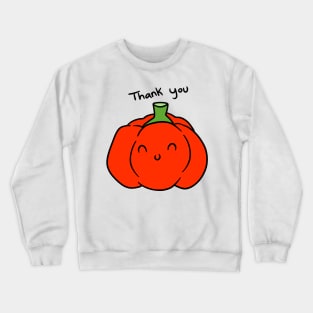 Thank You Red Bell Pepper Crewneck Sweatshirt